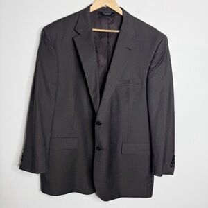 Jos. A. Bank Men’s Gray Sport Coat‎ Size 46 Wool and Silk Blend Two Button